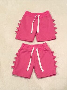 Small children’s Legoland Hot Pink Dino Spike Drawstring Shorts